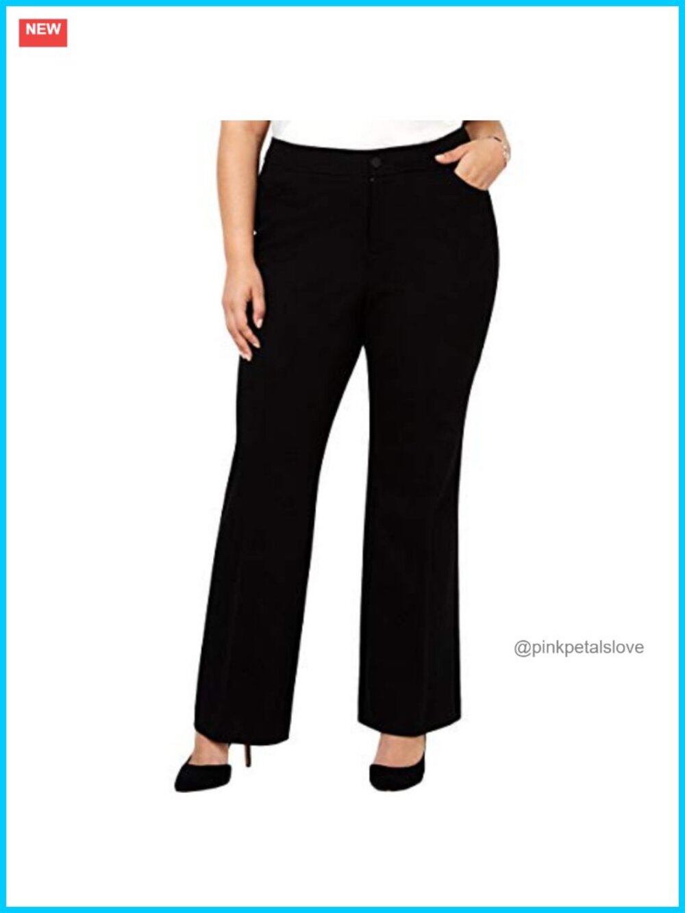 Anne Klein Women's 5 Pocket Trouser Pants Ponte Stretch 31" Inseam Wear to Work
